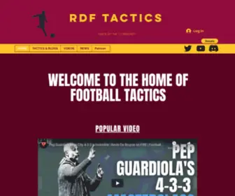 RDftactics.com(FM Tactics) Screenshot