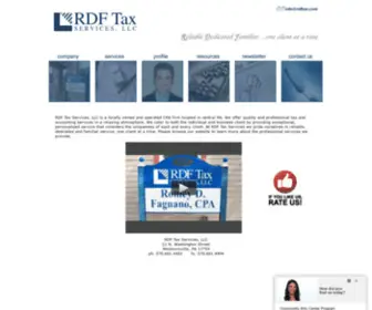 RDftax.com(RDF Tax Services LLC) Screenshot