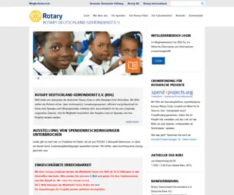 RDG-Rotary.de(Rotary Deutschland Gemeindienst e.V) Screenshot