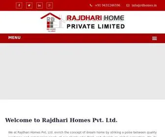 Rdhomes.in(Rajdhari Home Pvt) Screenshot