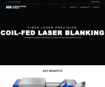 Rdilaserblanking.com(Coil-Fed Laser Cutting Systems) Screenshot