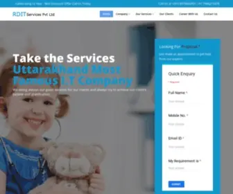 Rditservices.com(SEO Company in Dehradun) Screenshot