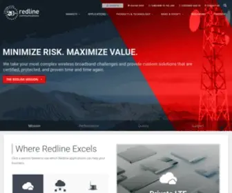 RDlcom.com(Redline Communications) Screenshot