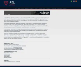 RDL.org.br(Rede Brasileira Direito e Literatura) Screenshot