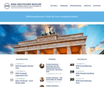 RDM-Berlin-Brandenburg.de(Landesverband Berlin und Brandenburg e) Screenshot