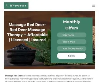 Rdmassage.com(Massage Red Deer) Screenshot