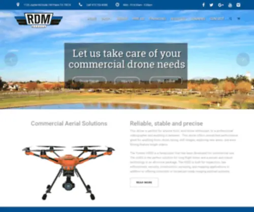 RDMdrones.com(RDMdrones) Screenshot