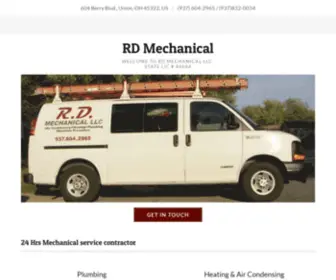 Rdmechanicalllc.com(RD Mechanical llc) Screenshot