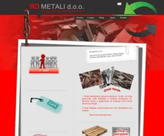 Rdmetali.hr(RD metali) Screenshot