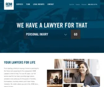 RDmlawyers.com(RDM Lawyers) Screenshot