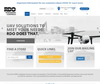 Rdoic.com(RDO Integrated Controls) Screenshot