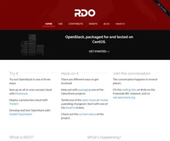 Rdoproject.org(RDO) Screenshot