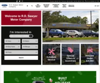 Rdsawyer.com(Sawyer Motor Company) Screenshot