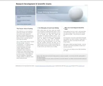 RDSgrants.com(Research Development and Scientific Grants) Screenshot