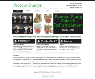 RDStrickland.ca(Procon Pumps) Screenshot