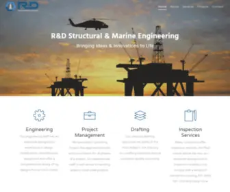 RDStructuraleng.com(R&D Structural & Marine Engineering of Texas) Screenshot