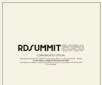 Rdsummit.com.br(RD Summit) Screenshot