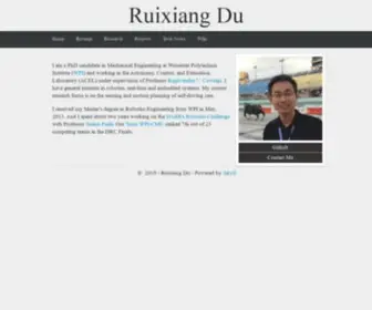 Rdu.im(Ruixiang Du) Screenshot