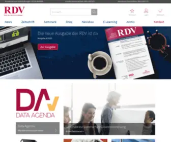 RDV-Online.com(Fachzeitschrift für Datenschutzrecht) Screenshot