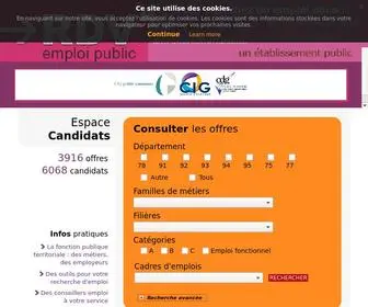 Rdvemploipublic.fr(RDV Emploi Public) Screenshot
