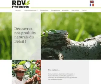 RDVproducts.com(Bienvenue sur RDV Products) Screenshot