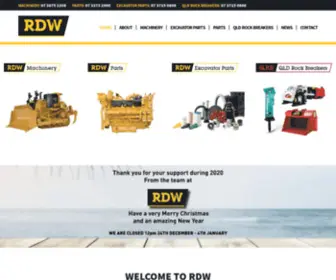 RDW.com.au(RDW Machinery) Screenshot