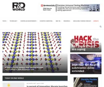 RdWorldonline.com(Research & Development World) Screenshot