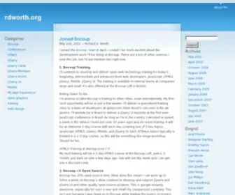 Rdworth.org(Rdworth) Screenshot