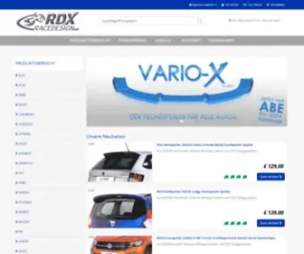 RDX-Racedesign.de(RDX Shop) Screenshot
