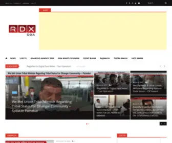 RDxgoa.com(RDXGOA NEWS & INFOTAINMENT CHANNEL) Screenshot