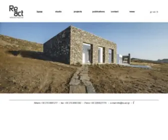 RE-ACT.gr(React architects) Screenshot