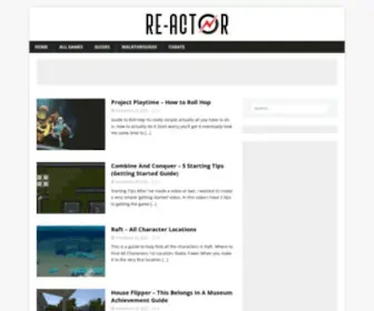 RE-Actor.net(Game Guides) Screenshot