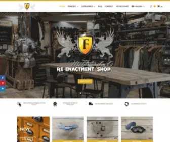 RE-Enactmentshop.com(Re-enactment Shop) Screenshot