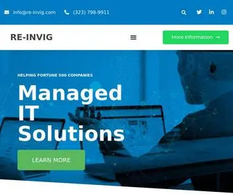 RE-Invig.com(Managed Information Technology Solutions) Screenshot