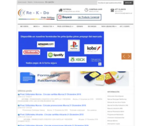 RE-K-DO.com(Surtido de producto 1as marcas) Screenshot