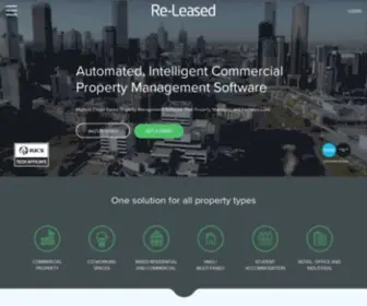 RE-Leased.com(Commercial property management software) Screenshot