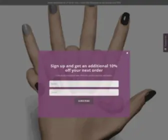 RE-Nails.com(Re-Nails Recycled Nails, Press-on nails, natural manicure kits) Screenshot