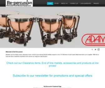 RE-Percussion.co.nz(New Zealand's specialist percussion retailer) Screenshot