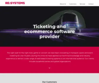 RE-SYstems.co.uk(Software Solutions in Transit) Screenshot