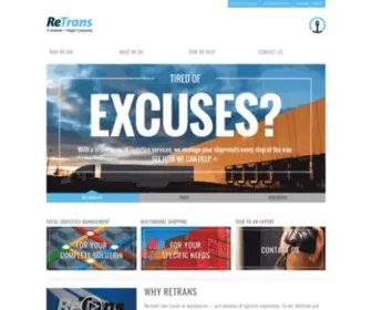 RE-Trans.com(ReTrans Road Transportation Services) Screenshot
