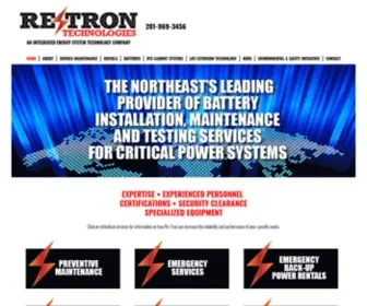 RE-Tron.com(Battery Power and Accessories for Today's Industrial Need) Screenshot