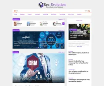Rea-Evolution.com(Re evaluate your Business) Screenshot