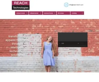 Reach-Tech.com(Apparel Fashion Clothing Garment Software) Screenshot