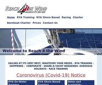 Reach4Thewind.com(Reach 4 the Wind) Screenshot