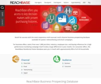 Reachbase.com(Business Prospecting Database for Leads) Screenshot