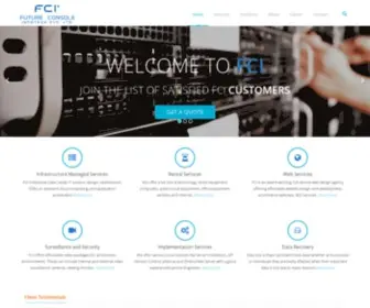 Reachfci.com(Future Console Infotech PVT LTD) Screenshot
