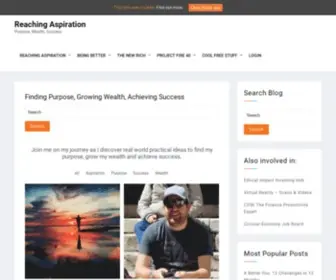 Reachingaspiration.com(Reaching Aspiration) Screenshot