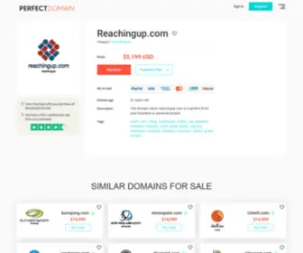 Reachingup.com(Reachingup) Screenshot