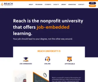 Reachinst.org(For school leadership) Screenshot