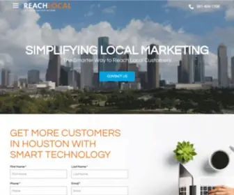 Reachlocalhouston.com(Digital Marketing for Local Business Online) Screenshot